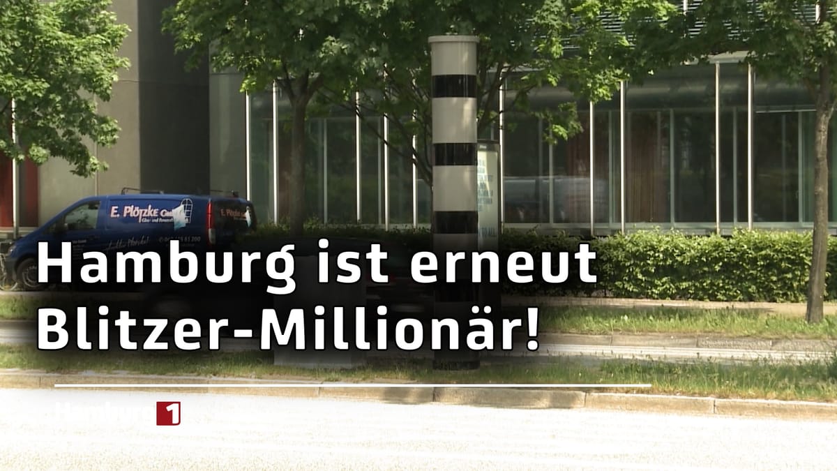 Millionenbetrag: So viel verdiente Hamburg 2023 mit Blitzerfotos!