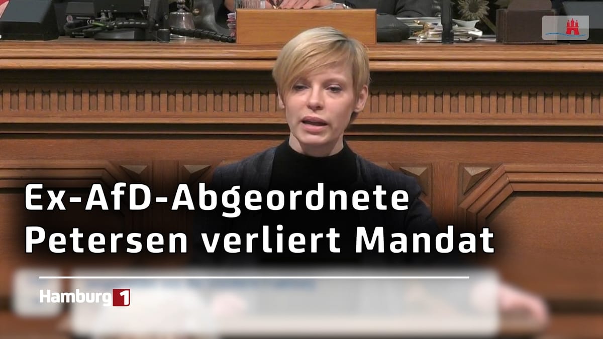 Nach Auschluss aus AfD: Olga Petersen verliert Bürgerschaftsmandat