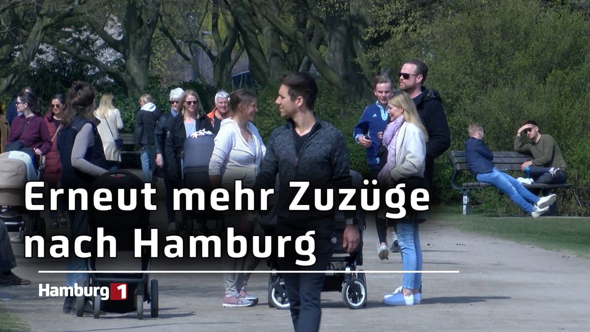 Viele Zugezogene: 19.000 Menschen mehr in Hamburg