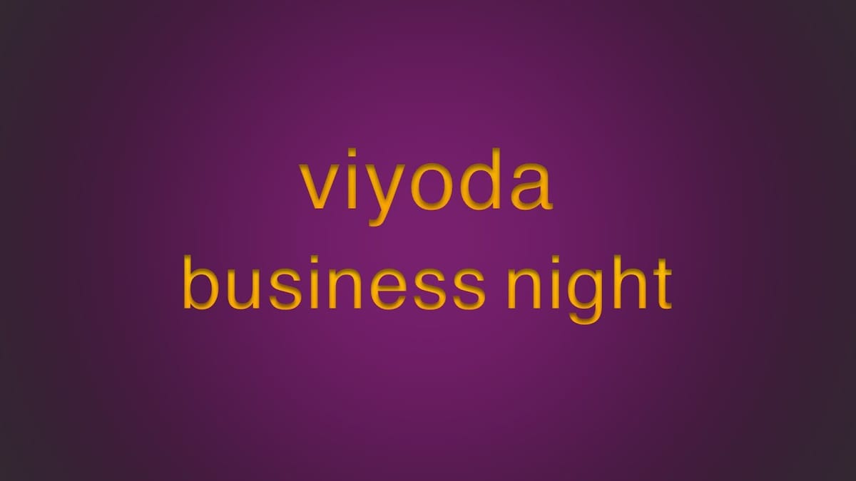 Viyoda Business Night - Folge 1