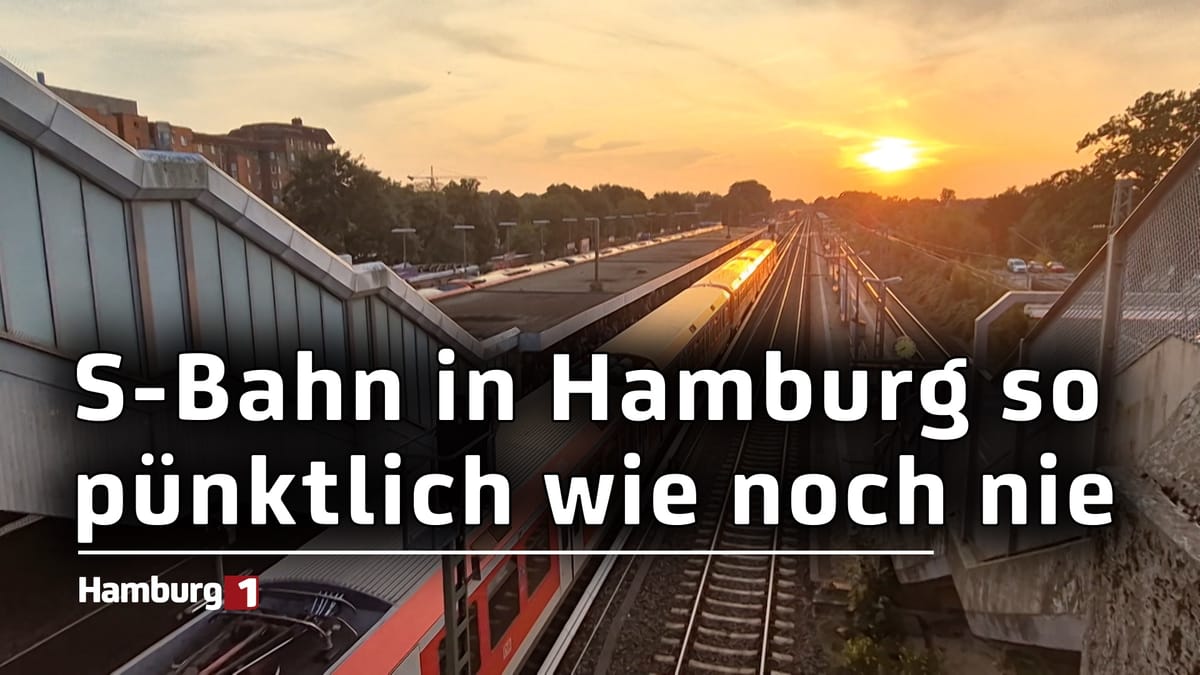 Positive Bilanz: S-Bahn in Hamburg so pünktlich wie nie