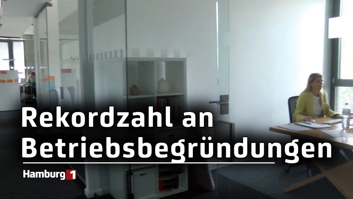 Hamburg verzeichnet erneut Rekord bei Betriebsgründungen