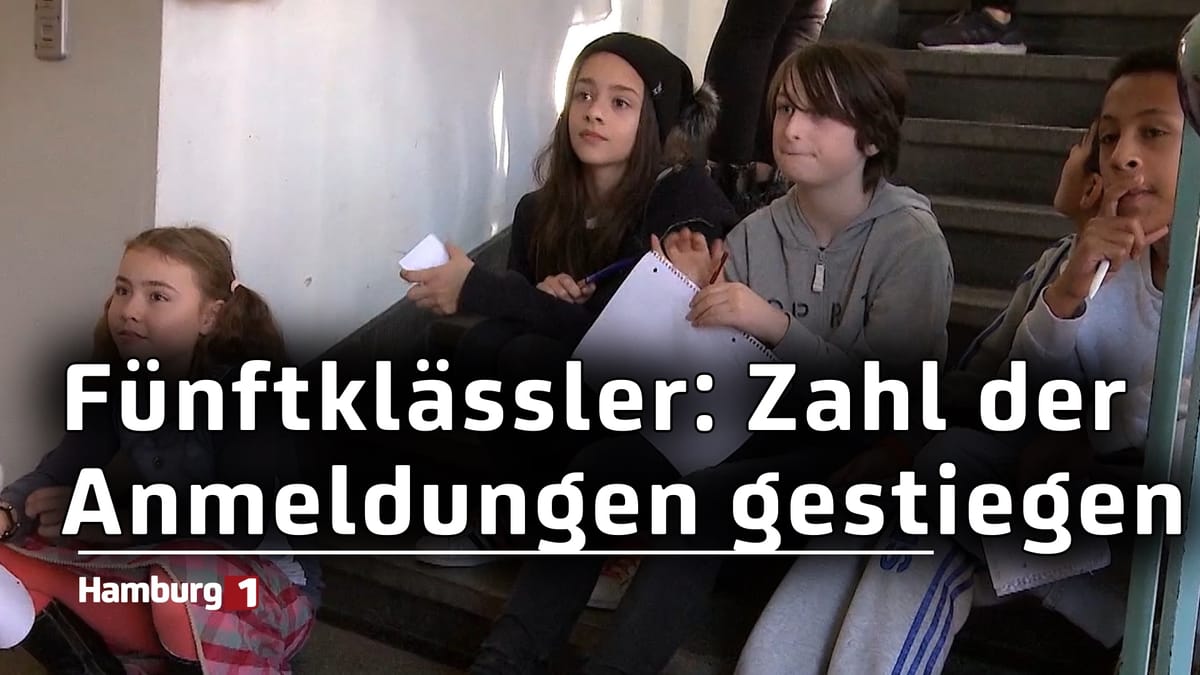 Anmeldezahlen für die 5. Klassen in Hamburg gestiegen