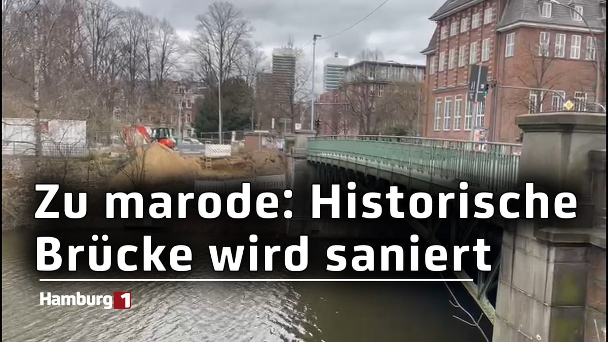 Hamburg saniert historische Wartenaubrücke: Verkehrsbehinderungen ab März