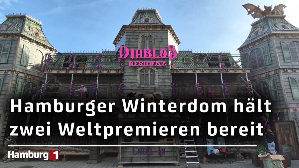 Winterdom 2025: Zwei Fahrgeschäfte feiern Weltpremiere in Hamburg