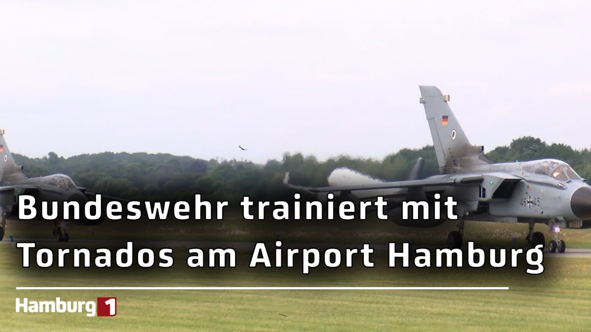 "Dispersed Operations 2026 - Panther Shield": Luftwaffe trainiert mit Tornados am Hamburg Airport