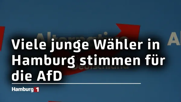 Überraschend viele junge Menschen wählen in Hamburg die AfD