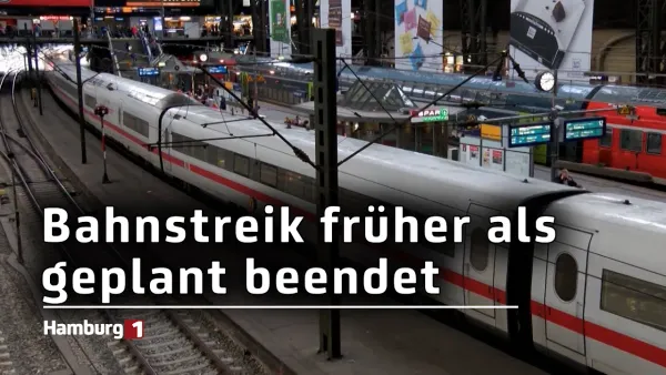 Bahnstreik 16 Stunden früher beendet: Verhandlungen laufen wieder