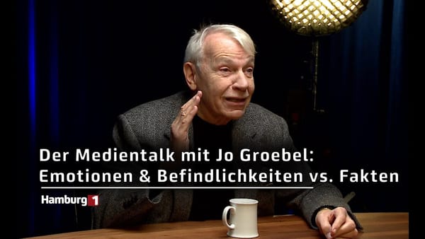 Der Medientalk mit Jo Groebel: Emotionen & Befindlichkeiten vs. Fakten