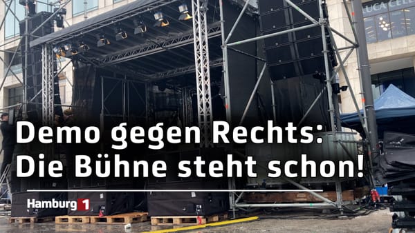 "Hamburg steht auf!" - Diese Musiker und Redner kommen heute zur großen Demo gegen Rechts