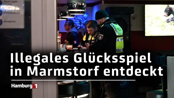 Zwei Verhaftungen bei Razzia in Marmstorfer Bar