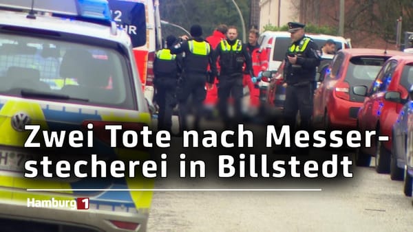 Zwei Männer in Billstedt erstochen - Polizei fahndet nach Täter