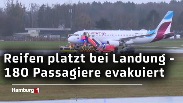 Schreckmoment bei Landung am Hamburger Flughafen