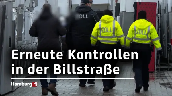 Nach Großbrand im letzten Jahr: Erneute Kontrollen in der Billstraße