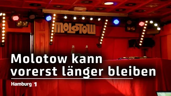 Aufatmen für Club-Fans: Molotow kann länger am jetzigen Standort bleiben