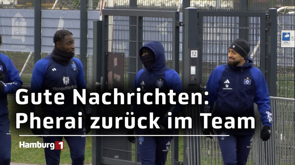 Gute Nachrichten beim HSV: Pherai ist zurück beim Team