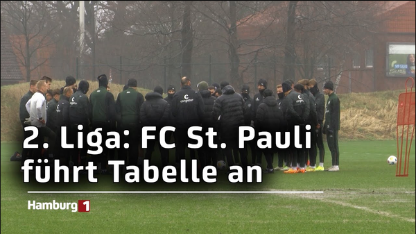 2. Liga: FC St. Pauli führt Tabelle an