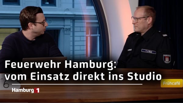 Die Feuerwehr Hamburg im Frühcafé