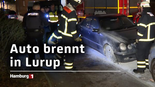 Verdacht auf Brandstiftung: Nächtlicher Autobrand in Lurup