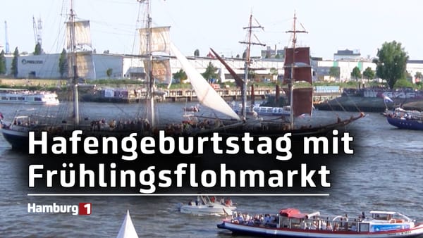 Hafengeburtstag vom 9. bis zum 12. Mai: Flohmarkt, Food-Court und Street-Performances