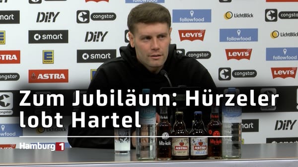 Zum Jubiläum: Hürzeler lobt Hartel