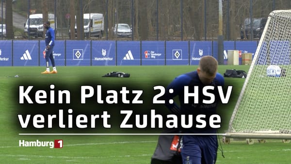 Kein Platz 2: HSV verliert Zuhause