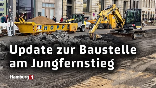 Baustelle am Jungfernstieg: So kommen die Arbeiten voran