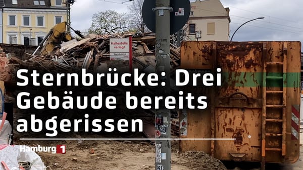 Abrissarbeiten an der Sternbrücke schreiten voran