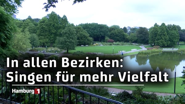 Für mehr Vielfalt in Hamburg - Gemeinsames Singen in allen sieben Bezirken