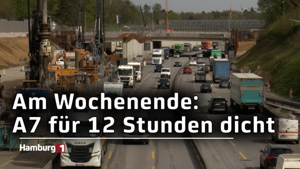 Nächtliche Vollsperrung auf der A7 an diesem Wochenende