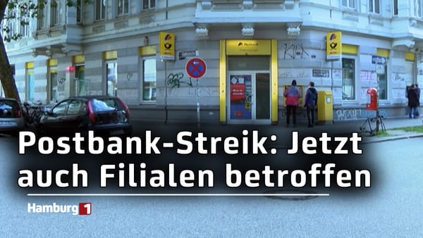 ver.di weitet Streik bei der Postbank am Donnerstag aus