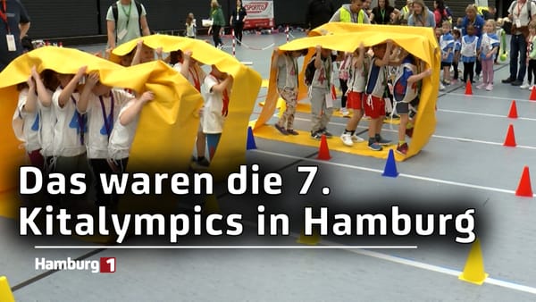 Die Athletinnen und Athleten von Morgen? Kinder aus 50 Kitas nahmen an den Kitalympics teil