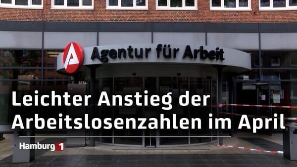 Im Vergleich zum März: Leichter Anstieg der Arbeitslosenzahlen in Hamburg