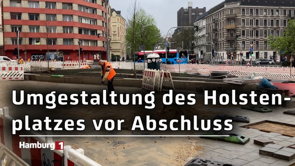 Umgestaltung des Holstenplatzes vor Abschluss