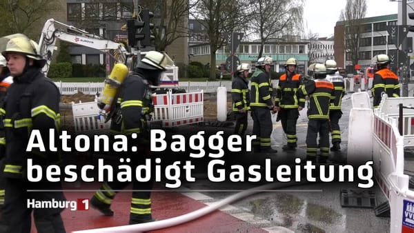 Großeinsatz der Feuerwehr in Altona