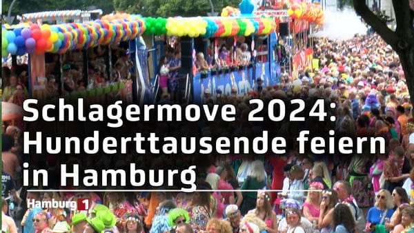 Schlagermove 2024: Hunderttausende bunte und schrille Schlager-Fans feiern in Hamburg