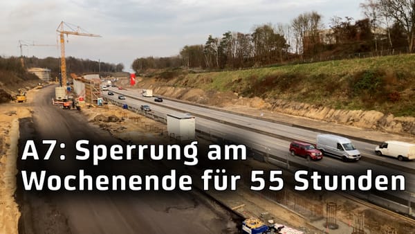 A7: Sperrung am Wochenende