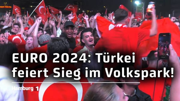 Emotionen pur: So feierten die Türkinnen und Türken ihren Sieg in Hamburg