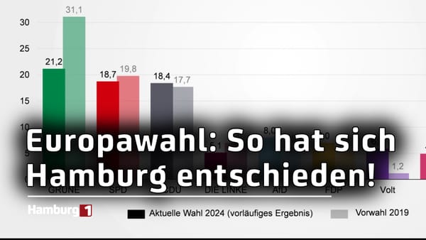 Europawahl in Hamburg: Deutliche Unterschiede zum bundesweiten Ergebnis