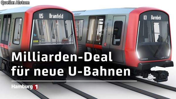 Modernere U-Bahnen für Hamburg: Hochbahn schließt Milliarden-Vertrag mit Alstom