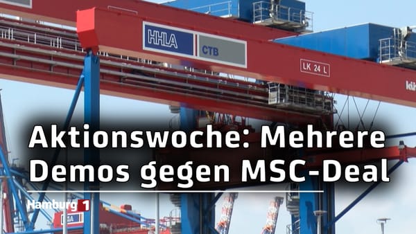 Gegen Teilverkauf der HHLA: Mehrere Aktionen gegen MSC-Deal in dieser Woche