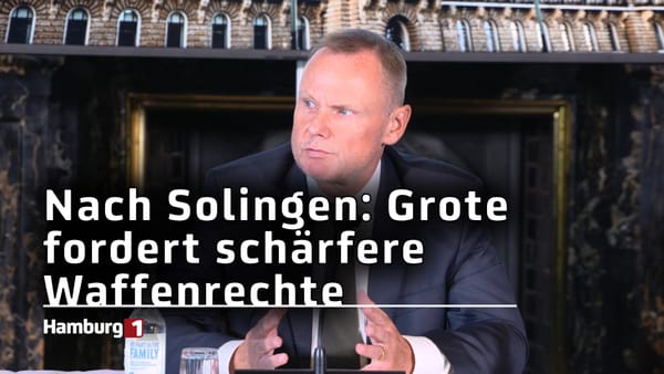 Nach Solingen: Grote fordert schärfere Waffenrechte