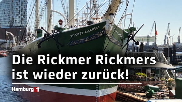 Frisch lackiert und generalüberholt: Museumsschiff Rickmer Rickmers ist zurück!