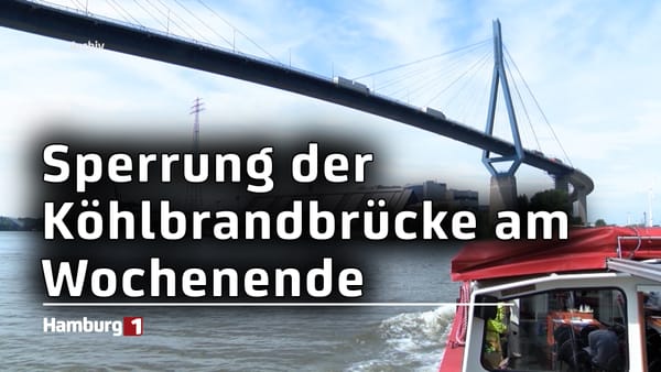 Köhlbrandbrücke am kommenden Wochenende erneut gesperrt