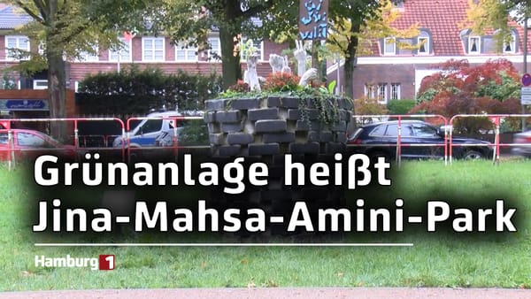 Die Grünanlage wird in Zukunft Jina-Mahsa-Amini-Park heißen