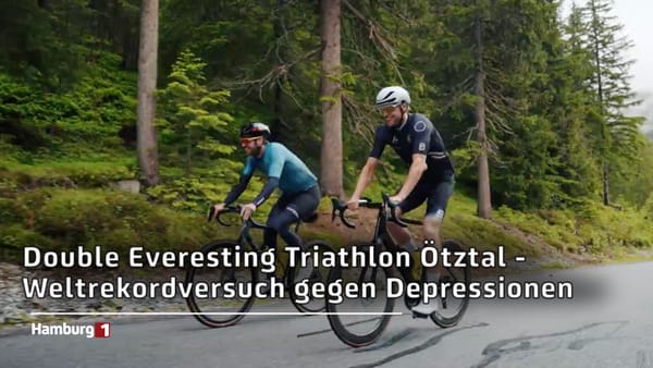 Double Everesting Triathlon Ötztal - Weltrekordversuch gegen Depressionen