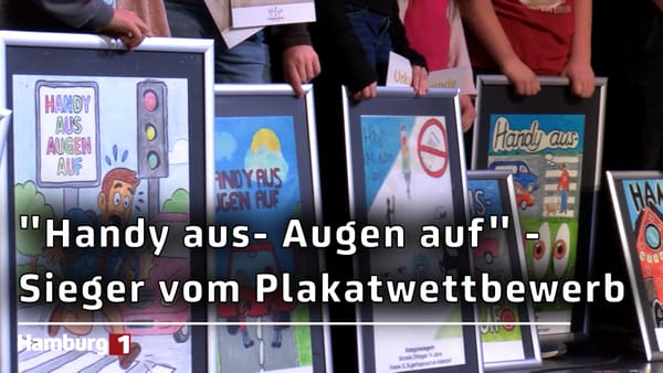 "Handy aus - Augen auf!": Sieger des diesjährigen Plakatwettbewerbs gekürt
